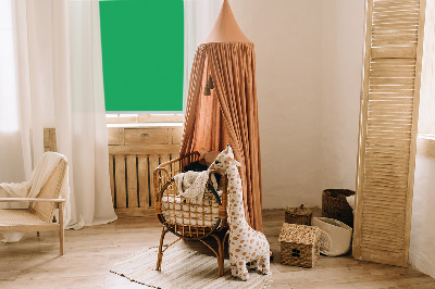 Tenda a rullo oscurante in tessuto di colore verde