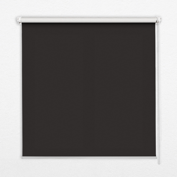 Tenda a rullo oscurante per finestra di colore nero