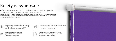 Tenda a rullo interna oscurante per finestra di colore viola