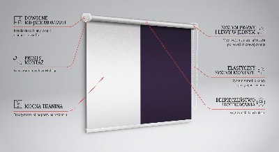 Tenda a rullo interna per finestra oscurante di colore nero