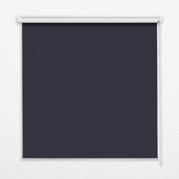 Tenda a rullo oscurante in tessuto di colore nero