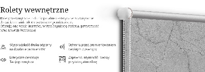 Tenda a rullo oscurante in tessuto color grigio marmo