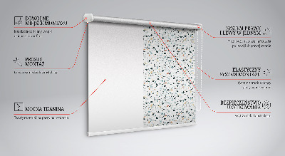 Tenda a rullo interna per finestra oscurante color macchie
