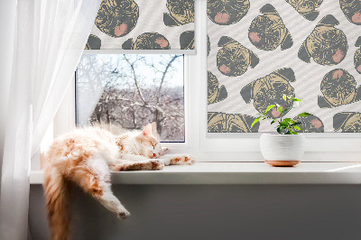 Tenda a rullo oscurante per porta finestra modello Bulldog