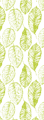 Tenda a rullo oscurante in tessuto con fantasia foglie di lime