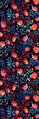 Tenda a rullo oscurante modello papavero per porta finestra