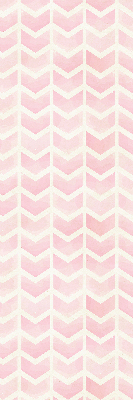 Tenda a rullo interna oscurante con fantasia a zigzag di colore rosa