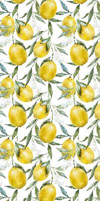Tenda a rullo oscurante con stampa di limoni