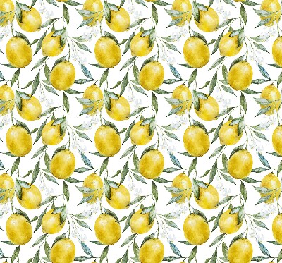 Tenda a rullo oscurante con stampa di limoni