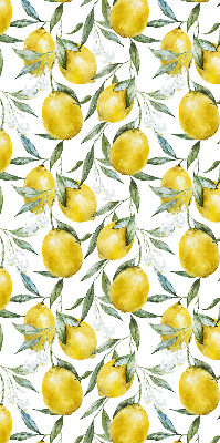 Tenda a rullo oscurante con stampa di limoni