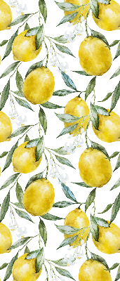 Tenda a rullo oscurante con stampa di limoni
