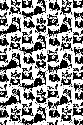 Tenda a rullo interna oscurante con fantasia di cani disegnati