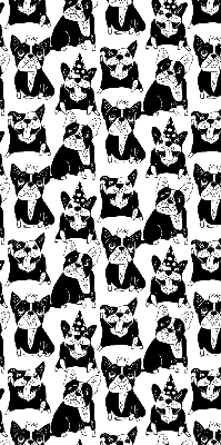 Tenda a rullo interna oscurante con fantasia di cani disegnati