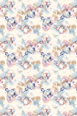 Tenda a rullo interna oscurante con stampa di fiori colorati dipinti