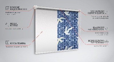 Tenda a rullo interna oscurante per finestra modello Aironi
