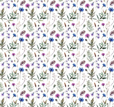 Tenda a rullo interna oscurante con fantasia a fiori colorati