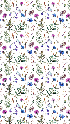 Tenda a rullo interna oscurante con fantasia a fiori colorati