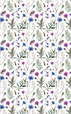 Tenda a rullo interna oscurante con fantasia a fiori colorati