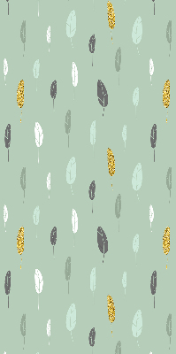 Tenda a rullo oscurante per porta finestra con fantasia di alberi colorati