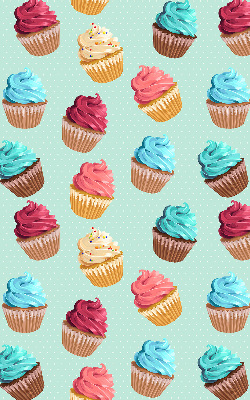Tenda a rullo interna oscurante modello cupcakes