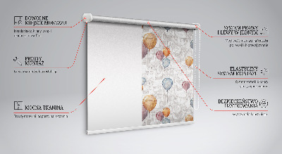 Tenda a rullo oscurante per interni