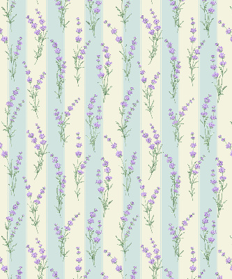 Tenda a rullo interna oscurante per finestra con motivo a fiori viola