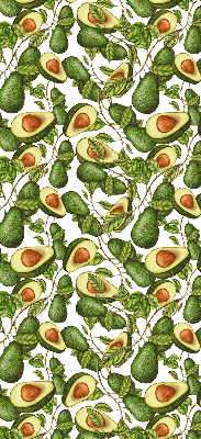 Tenda a rullo oscurante per finestra di colore avocado