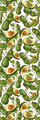 Tenda a rullo oscurante per finestra di colore avocado