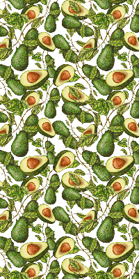 Tenda a rullo oscurante per finestra di colore avocado