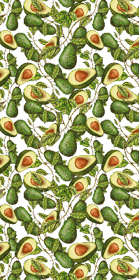 Tenda a rullo oscurante per finestra di colore avocado