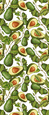 Tenda a rullo oscurante per finestra di colore avocado