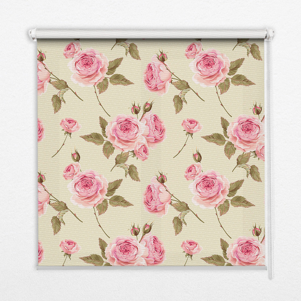 Tenda a rullo interna oscurante modello rose