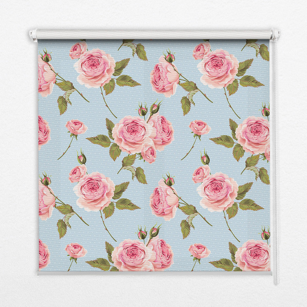 Tenda a rullo oscurante per finestra modello rose