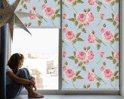 Tenda a rullo oscurante per finestra modello rose