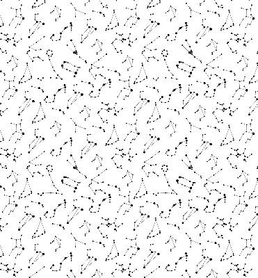 Tenda a rullo interna oscurante modello costellazioni