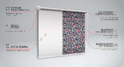 Tenda a rullo interna oscurante per finestra