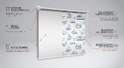 Tenda a rullo oscurante per finestra modello Navi