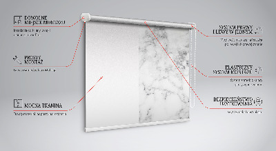 Tenda a rullo oscurante per porta finestra in colore marmo grigio
