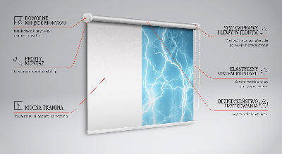 Tenda a rullo interna oscurante modello fulmine