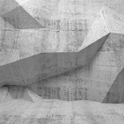 Tenda a rullo oscurante in tessuto con stampa effetto muro di pietra 3D