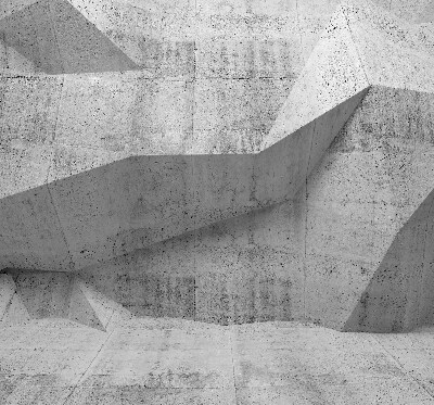 Tenda a rullo oscurante in tessuto con stampa effetto muro di pietra 3D