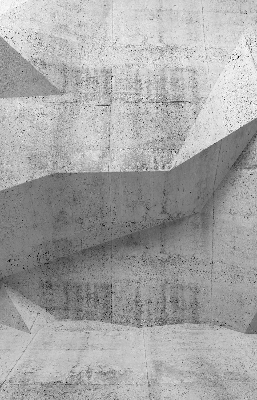 Tenda a rullo oscurante in tessuto con stampa effetto muro di pietra 3D