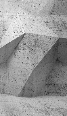 Tenda a rullo oscurante in tessuto con stampa effetto muro di pietra 3D