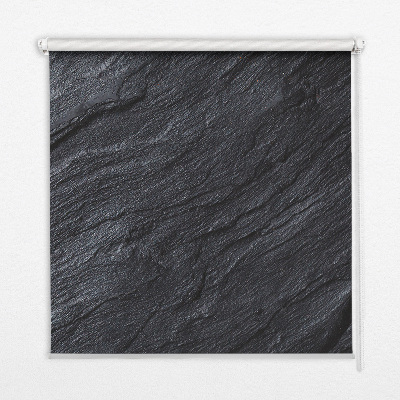 Tenda a rullo oscurante per porta finestra con texture nera