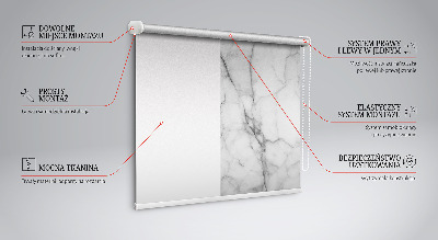 Tenda a rullo oscurante di colore grigio granita