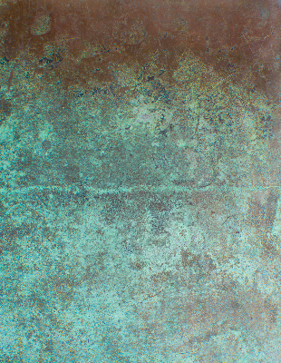 Tenda a rullo oscurante in tessuto color lamiera verde