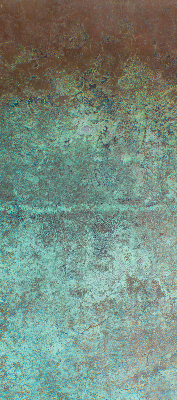 Tenda a rullo oscurante in tessuto color lamiera verde