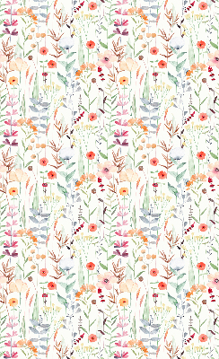 Tenda a rullo interna oscurante con fantasia a fiori colorati
