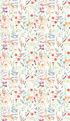 Tenda a rullo interna oscurante con fantasia a fiori colorati