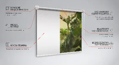 Tenda a rullo interna oscurante con telaio per impianto